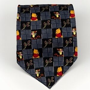 3for$30 Winnie The Pooh Tie Blue Novelty Business Casual Retro Necktie Cartoon